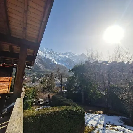 公寓 Bel-achat Vue Montblanc 霞慕尼